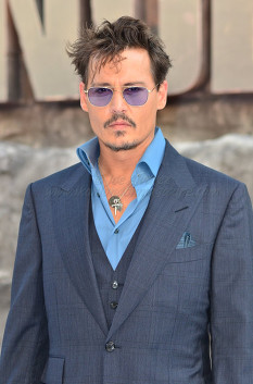 Johnny Depp Arriving at the London Premiere of The Lone Ranger