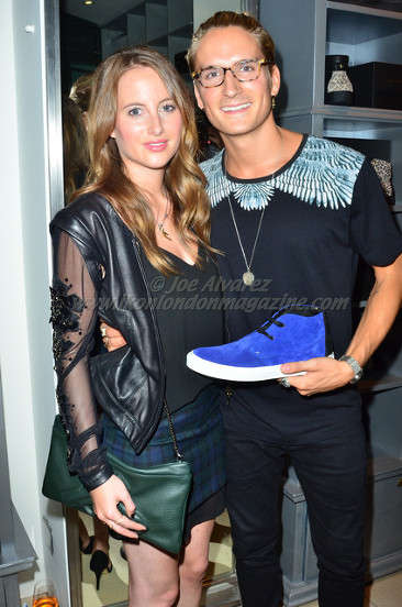 Rosie Fortescue and Oliver Proudlock at the Oliver Proudlock & Oliver Sweeney Shoe Launch Party © Joe Alvarez