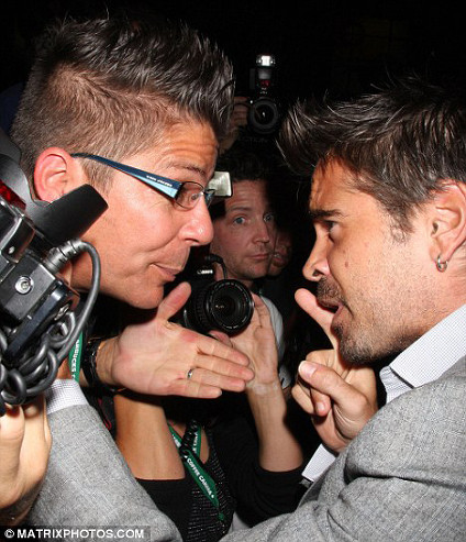 Joe Alvarez and Colin Farrel © Matrixphotos.com