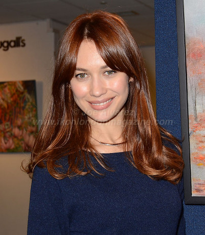 Olga Kurylenko at Marina Alyabusheva Exhibition © Joe Alvarez