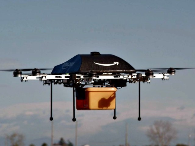 Amazon Delivery Drone. Photo Getty / AFP