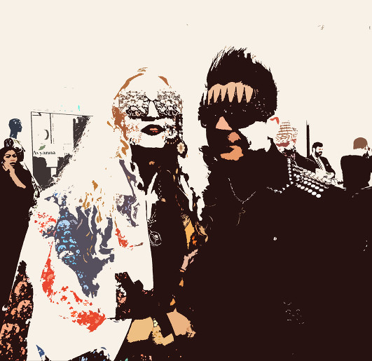 Tamara Orlova-Alvarez and Joe Alvarez Ikon Fashion PoBlitz Party