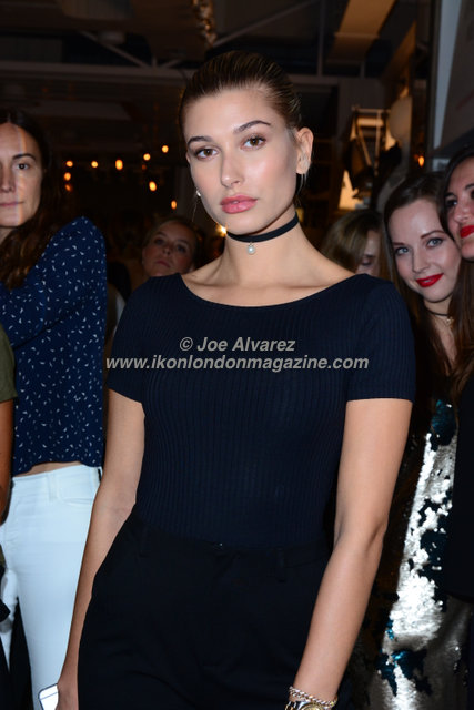 Hailey Baldwin At the Stradivarius party during London Fashion Week © Joe Alvarez