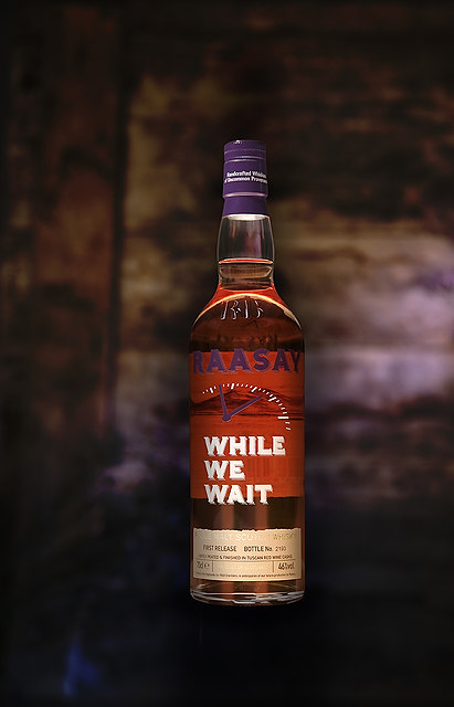 Raasay distillery Whisky While We Wait
