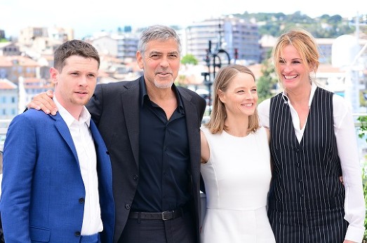 George Clooney, Jodie Foster, Julia Roberts at the photocall of The Money Monster at the Cannes Film Festival © Joe Alvarez