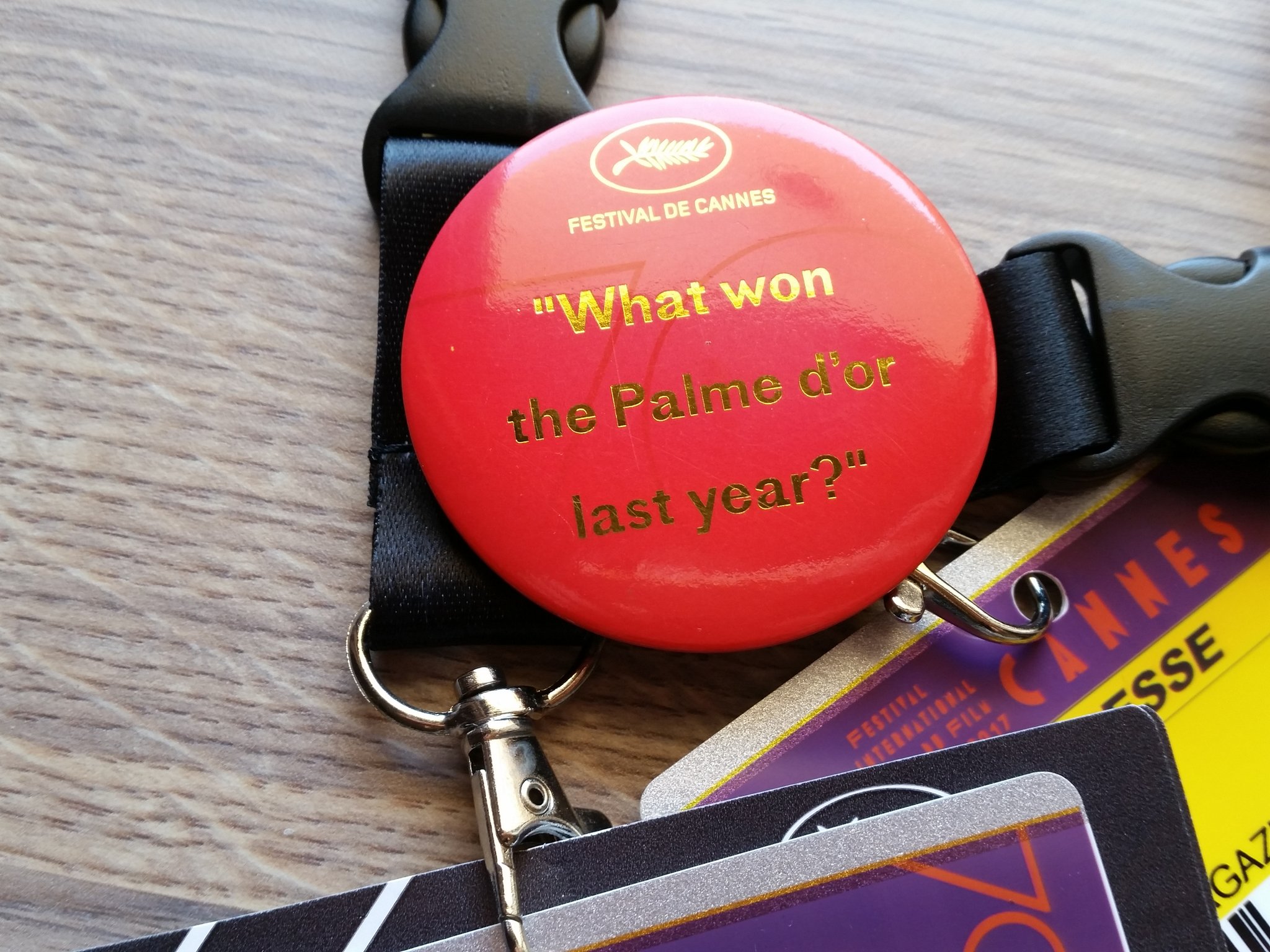 Cannes Film Festival badges © Ikon London Magazine