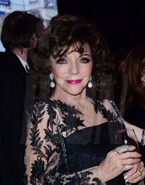 Dame Joan Collins at the Jackie Collins "A Life In Chapters" private view at Bonhams © Joe Alvarez