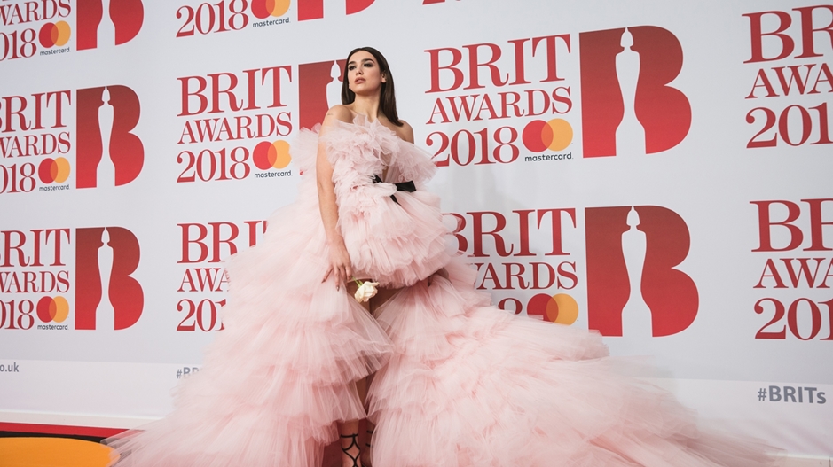 Brits Awards 2018 Dua Lipa Arrivals