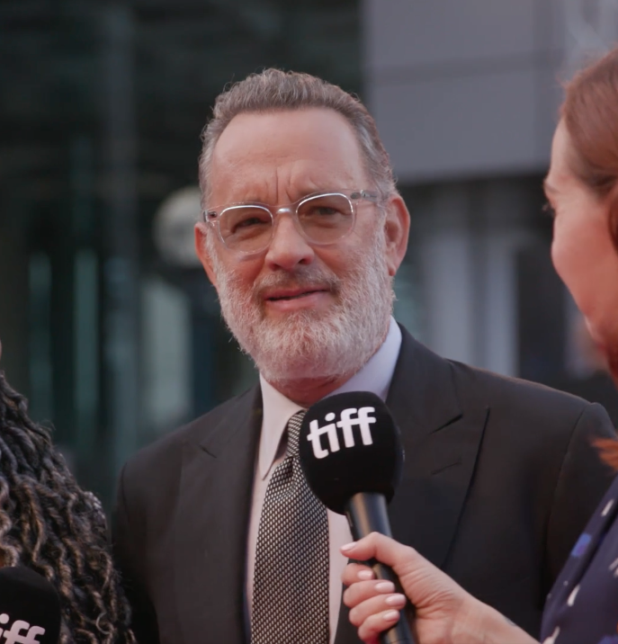 Tom Hanks at A Beautiful Day in Neighbourhood world premiere Photo courtesy of TIFF