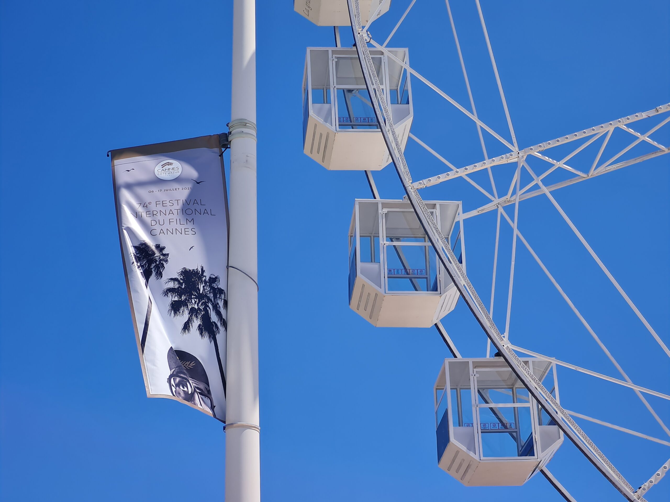 Spike Lee banners at 74 Cannes Film Festival
